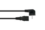 Kabelmeister SK0130-S018 Stromkabel Schwarz 1,8 m...
