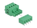 DELOCK Terminalblock Set f. Platine 4 Pin 5,08 mm Rastermaß