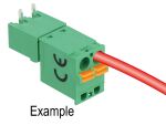 DELOCK Terminalblock Set f. Platine 4 Pin 5,08 mm Rastermaß