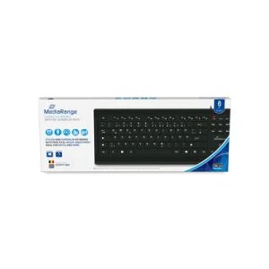 MediaRange MROS101-BE Tastatur Haus USB AZERTY Belgisch Schwarz
