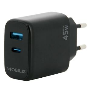 Mobilis 001363 Ladegerät für Mobilgeräte Universal Schwarz AC Auto