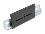 DELOCK Aluminium Montageclip für Hutschiene 100x47,8mm schw.