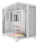 Corsair AIR 5400 LX-R RGB iCUE LINK Midi Tower Weiß