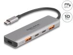 DELOCK USB 10 Gbps 2 Port USB Typ-A + 2 Port USB Type-C 95W