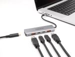 DELOCK USB 10 Gbps 2 Port USB Typ-A + 2 Port USB Type-C 95W