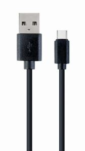 Cablexpert CC-USB2-AMCM-1M USB Kabel USB 2.0 USB A USB C 0,48 Gbit/s Schwarz