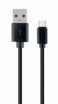Cablexpert CC-USB2-AMCM-1M USB Kabel USB 2.0 USB A USB C 0,48 Gbit/s Schwarz