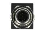 DELOCK Netzwerkadapter M12 8 Pin A-kodiert St. zu RJ45 Bu.