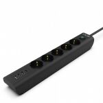 Inca IPW-44TU Spannungsschutz Schwarz 5 AC-Ausgänge 230 V 1,5 m