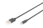 Digitus USB-A – Micro-B Anschlusskabel, 1,8m