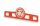 Stanley JM 50 Antichoc Wasserwaage 0,5 m Rot