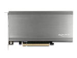 DeLOCK PCI Express x16 Karte zu 4 x intern NVMe M.2 Key M mit Kühlkörper und Lüfter - Bifurcation