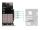 DeLOCK PCI Express x16 Karte zu 4 x intern NVMe M.2 Key M mit Kühlkörper und Lüfter - Bifurcation