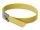 DELOCK Edelstahlkabelbinder L 500 x B 7,9 mm gelb 10 Stück