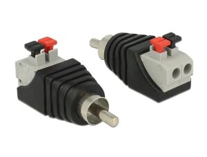 DeLOCK 65566 Kabeladapter RCA Schwarz, Grau, Rot