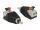 DeLOCK 65566 Kabeladapter RCA Schwarz, Grau, Rot