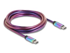 DeLOCK 81116 USB Kabel USB 2.0 2 m USB C 0,48 Gbit/s 60 W Mehrfarbig