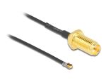 DeLOCK Antennenkabel RP-SMA Buchse zum Einbau zu I-PEX...