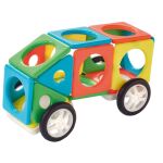 Millennium Magnets Cars, 8 Dreiecke, 12 Quadrate, 2 Räders.