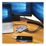 Tripp Lite U442-DOCK8G-GG laptop-dockingstation & portreplikator Kabelgebunden USB 3.2 Gen 1 (3.1 Gen 1) Type-C Schwarz, Grau