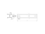 DELOCK Hutschiene 35 x 15 mm (50 cm) Stahl