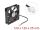 DELOCK Axiallüfter 24 V DC, 120 x 120 x 25 mm schwarz