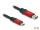 DeLOCK USB 10 Gbps Kabel USB Typ-A Stecker zu USB Type-C Stecker 2 m rot Metall