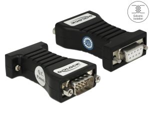 DELOCK Isolator 1 x Seriell RS-232 DB9 Buchse zu 1 x Seriell