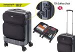 TROIKA LUG02/CB Reisegepäck Karre Harte Schale Grau 47 l Acrylnitril-Butadien-Styrol (ABS), Nylon, Polycarbonat (PC)