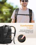 Inateck BP03005-13_BLACK Rucksack Reiserucksack Schwarz