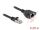 DELOCK Verlängerungskabel S/FTP RJ45 ST -> BU Cat6A 0.25m sw