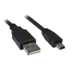 Sharkoon Kabel USB 2.0 A-B Mini 1,0m schwarz