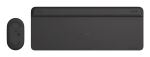 Logitech 920-009188 Tastatur Maus enthalten Universal RF Wireless QWERTZ Deutsch Graphit