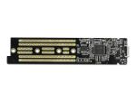 DeLOCK Externes Gehäuse für M.2 NVMe PCIe SSD mit USB Type-C Buchse transparent