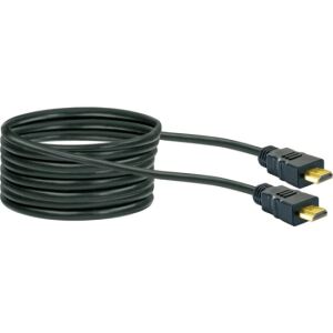 Schwaiger HDM100 013 HDMI-Kabel 10 m HDMI Typ A (Standard) Schwarz, Gold