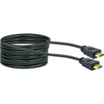 Schwaiger HDM100 013 HDMI-Kabel 10 m HDMI Typ A (Standard) Schwarz, Gold