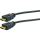 Schwaiger HDM100 013 HDMI-Kabel 10 m HDMI Typ A (Standard) Schwarz, Gold