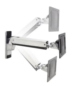 Ergotron Interactive Arm, VHD 152,4 cm (60") Wand Aluminium, Schwarz