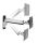 Ergotron Interactive Arm, VHD 152,4 cm (60") Wand Aluminium, Schwarz