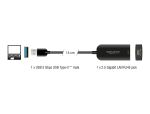 DeLOCK 66045 Kabeladapter USB 5 Gbps Type-A 2.5 Gigabit...