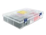 DELOCK Schrumpfschlauch Sortimentsbox rot/schwarz 520-