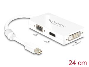 DELOCK Displayport Adapter mini DP -> D-Sub15/HDMI/DV