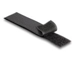 DELOCK Strapazier Klettband Haft u. Flauschband 15mx25mm SW