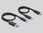 DeLOCK USB Type-C Card Reader für CFast und SD Speicherkarten + USB Hub mit Typ-A und USB Type-C Port