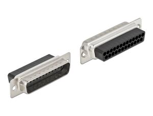 DELOCK D-Sub 25 Pin Crimp Stecker, Metall, 4 Stück