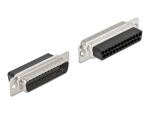 DELOCK D-Sub 25 Pin Crimp Stecker, Metall, 4 Stück