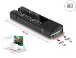 DELOCK Konverter M.2 2280 Key B+M Stecker zu 5 x SATA