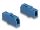DELOCK LWL Kupplung LC Simplex Buzu LC Simplex Bu UPC blau