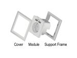 DELOCK Einbausteckdose mit 2 x USB Typ-A Ladeport 2,4 A