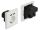DELOCK Einbausteckdose mit 2 x USB Typ-A Ladeport 2,4 A